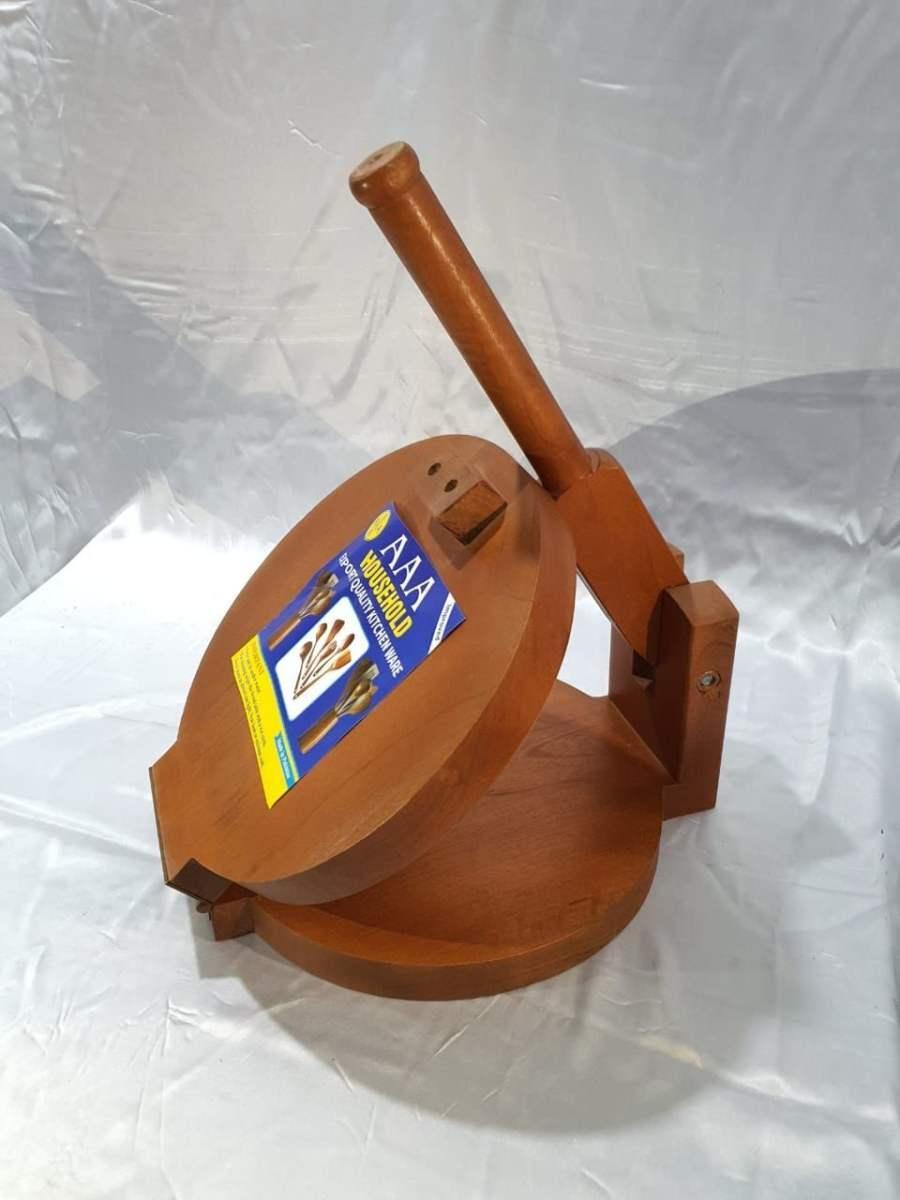 Premium Wooden Belan Chakla Set - Traditional Rolling Pin & Board