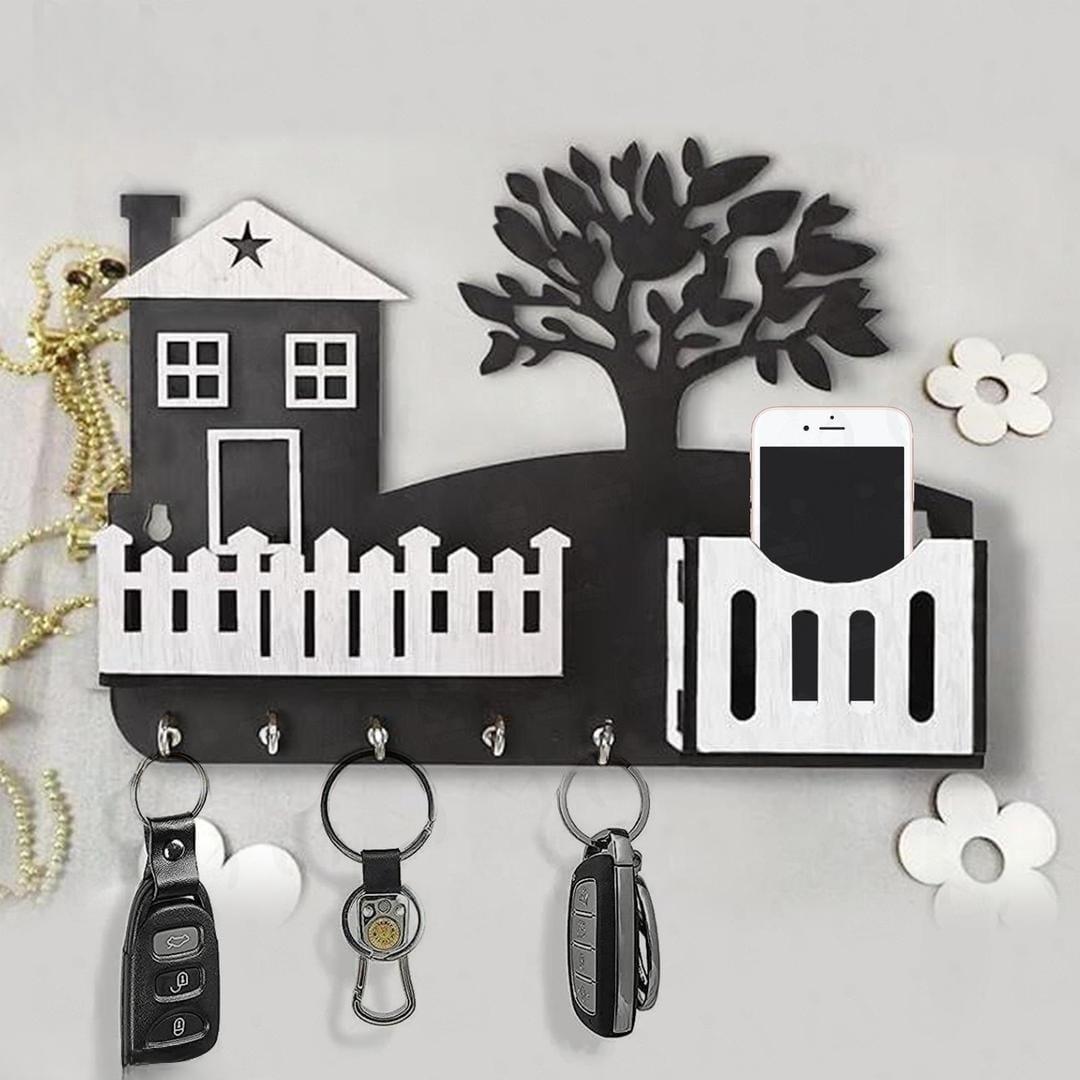 Tree Wooden Key Holder