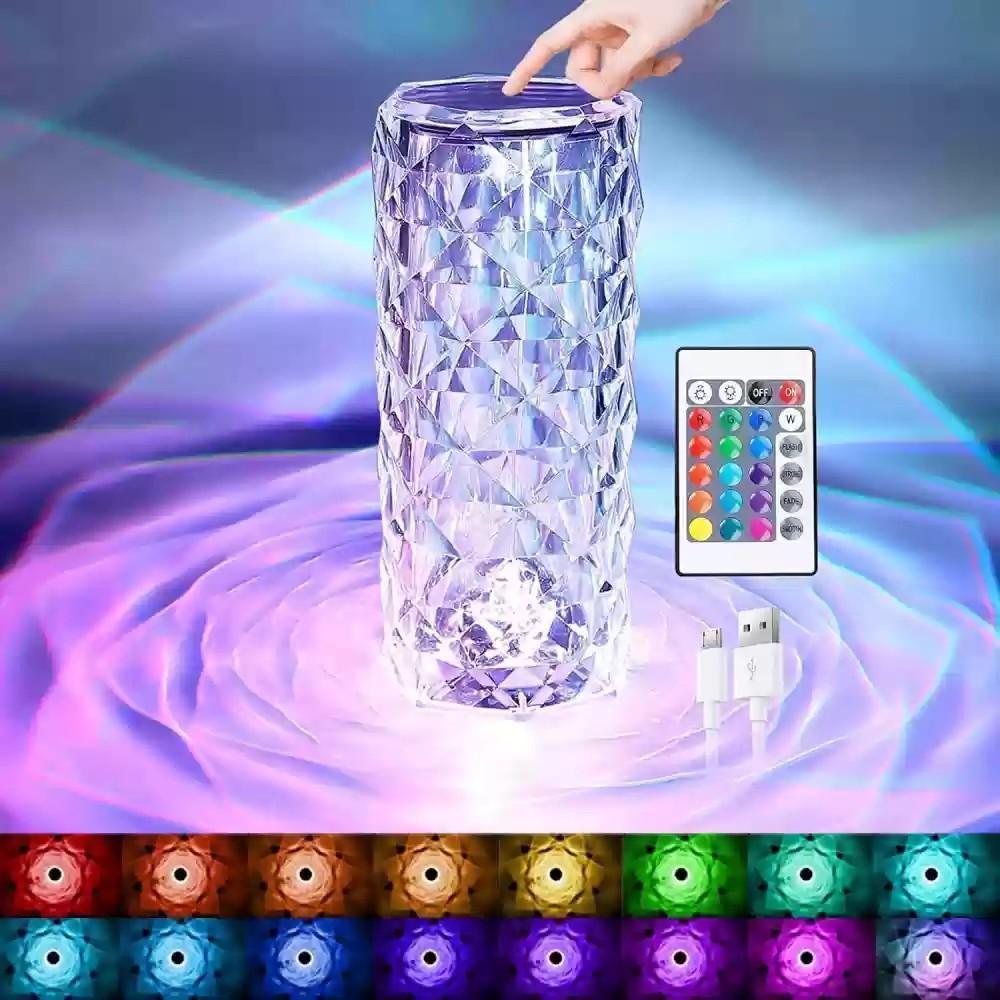 Rechargeable Touch Control LED Table Lamp - USB Charging with Adjustable Brightness