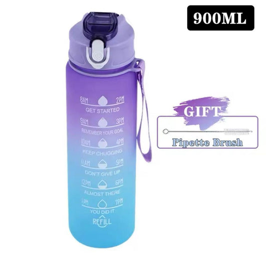 Built-In-Straw Water Bottle