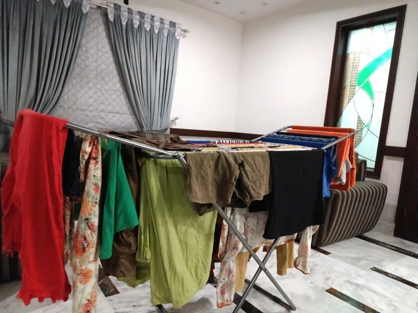 Premium Foldable Clothes Drying Stand - Stainless Steel 20 Rod Dryer
