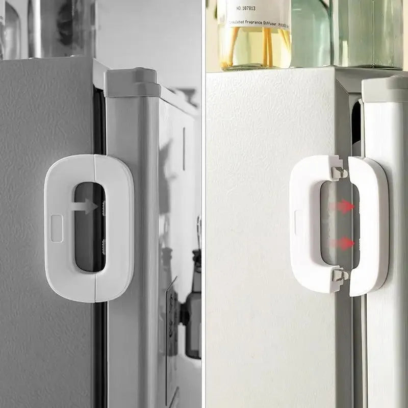 Premium Child Safety Fridge Lock Set - 2 Pieces with Keys