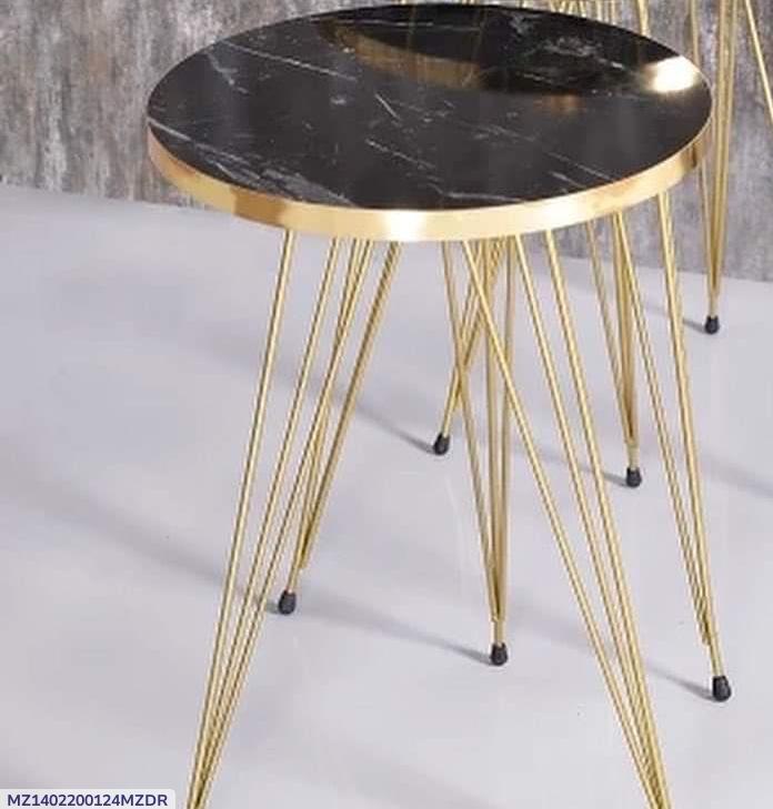 Modern Wooden Coffee Table - Premium Black Wood & Iron Living Room Centerpiece